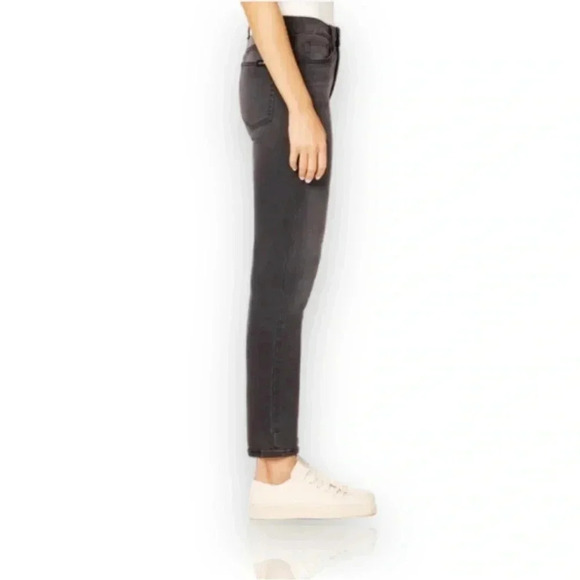 Sz 34 Joe’s The Lara Petite Straight Leg Vintage Stretch Black Jeans - Picture 4 of 10